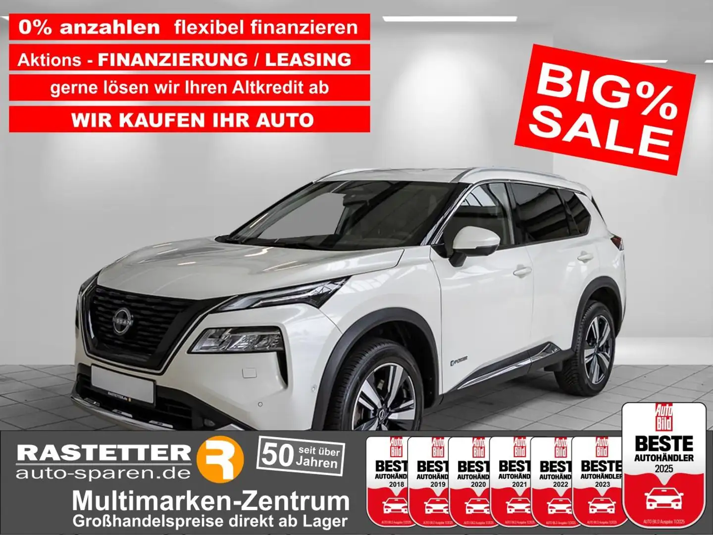 Nissan X-Trail X-Trail e-POWER e-4ORCE tekna Leder+19Z-Matrix+Pro White - 1