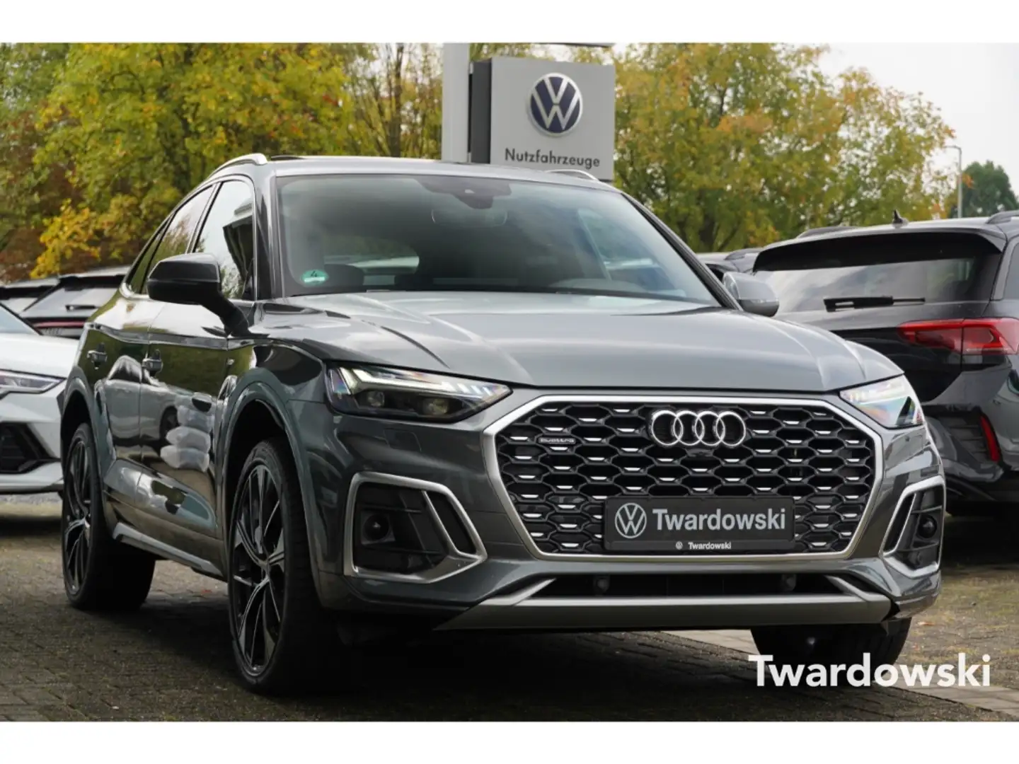 Audi Q5 Sportback S line Pano ACC Kamera Raute Sofort verf Grau - 1