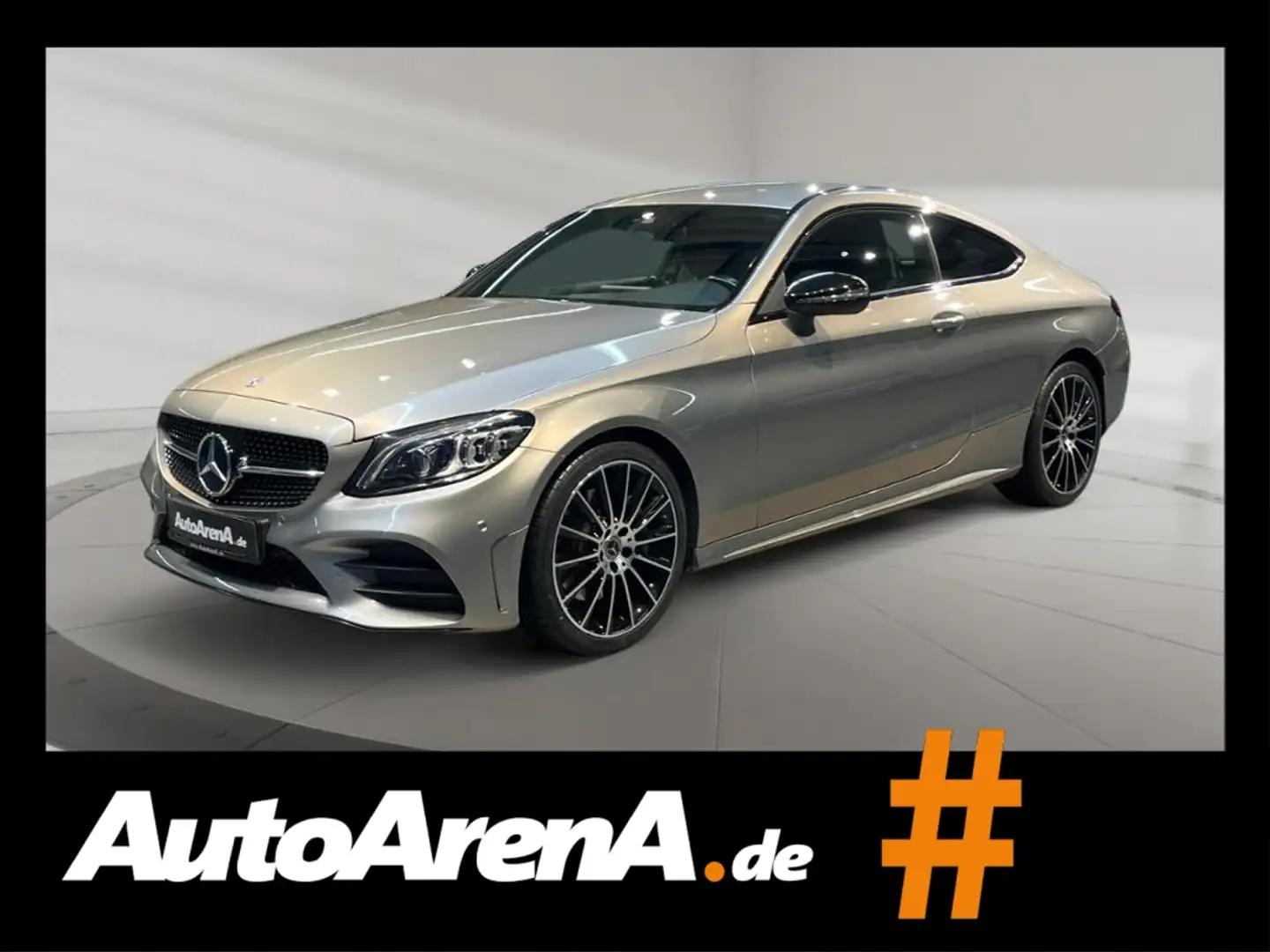 Mercedes-Benz C 300 Coupe AMG AMG+Night+Wide+Cam+LED+Navi+AUT Silber - 1