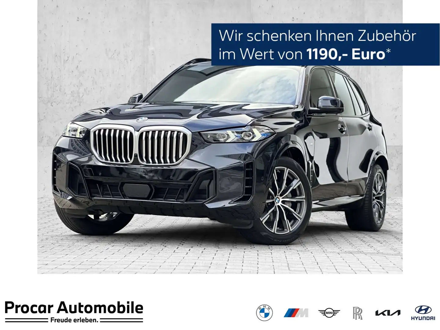 BMW X5 xDrive30d M Sport AdapLED DA/PA Prof HuD H/K Schwarz - 1