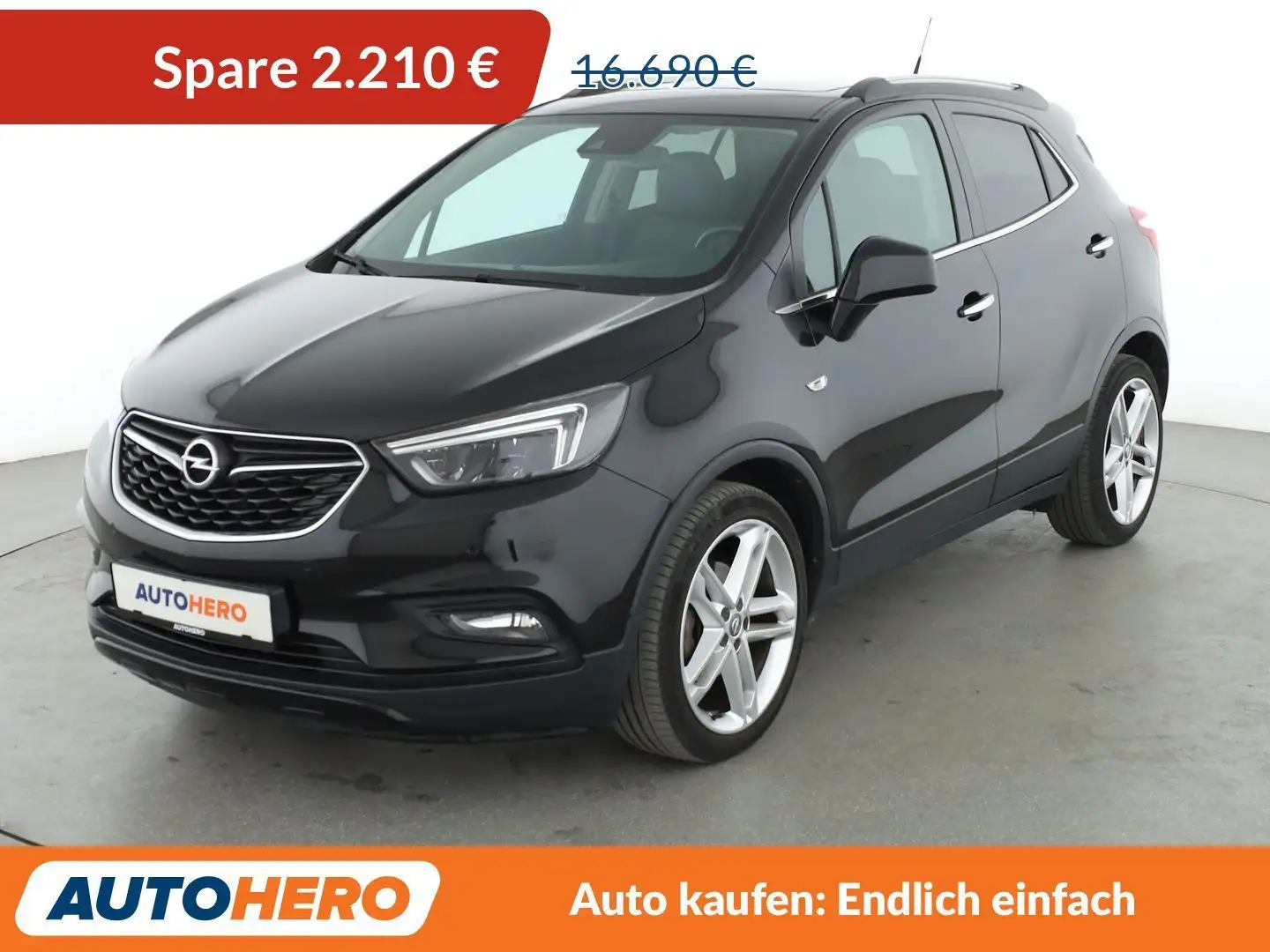 Opel Mokka X 1.4 Turbo Innovation Aut.*NAVI*CAM*PDC*SHZ*SPUR* Schwarz - 1