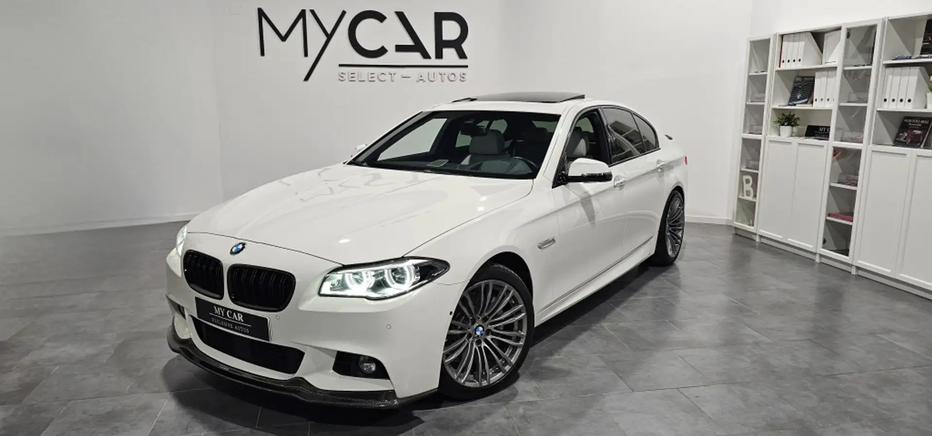 BMW 520 Berlina Automático de 4 Puertas Blanco - 1
