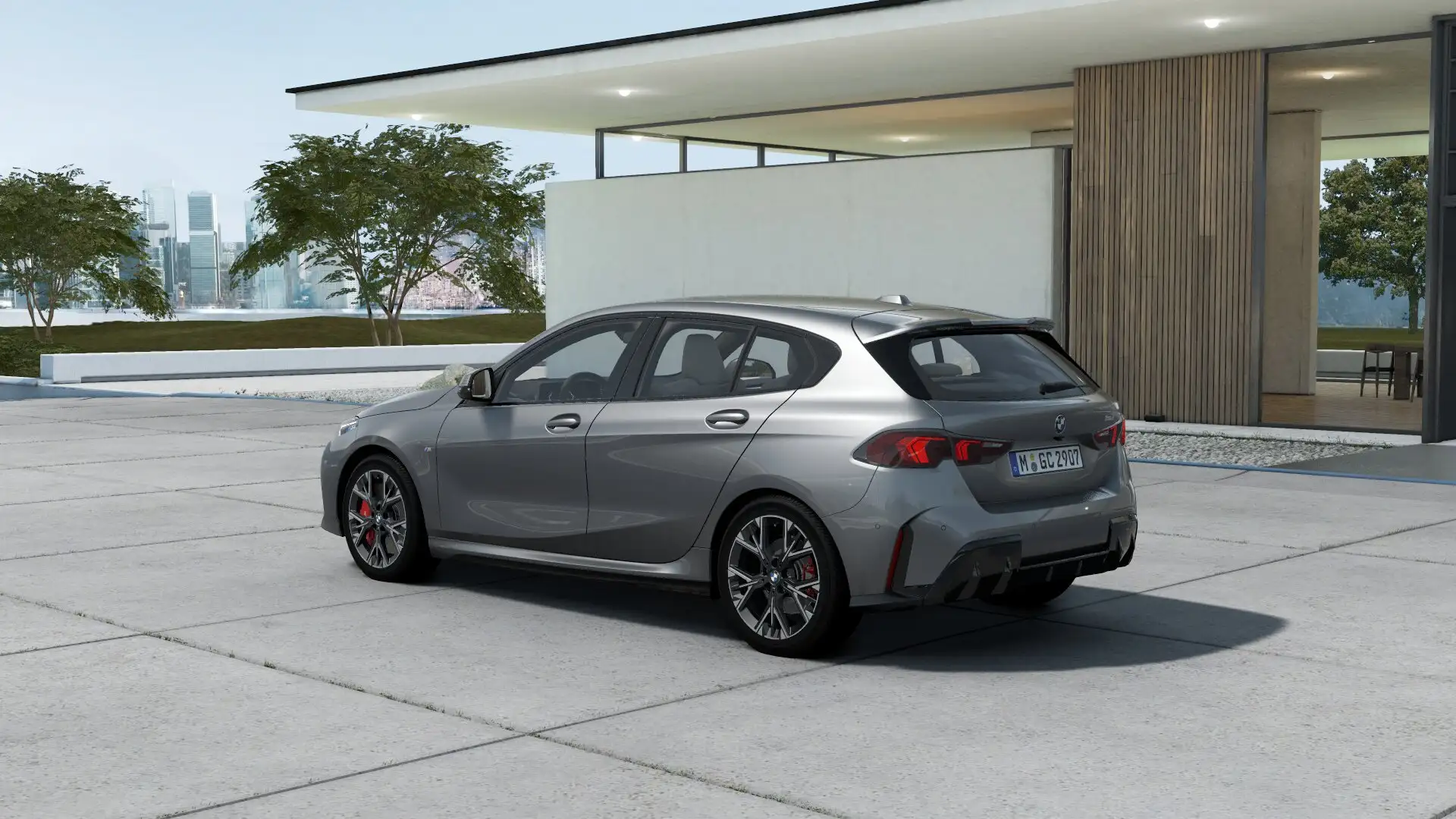 BMW 118 118d MSport Pro Grigio - 2