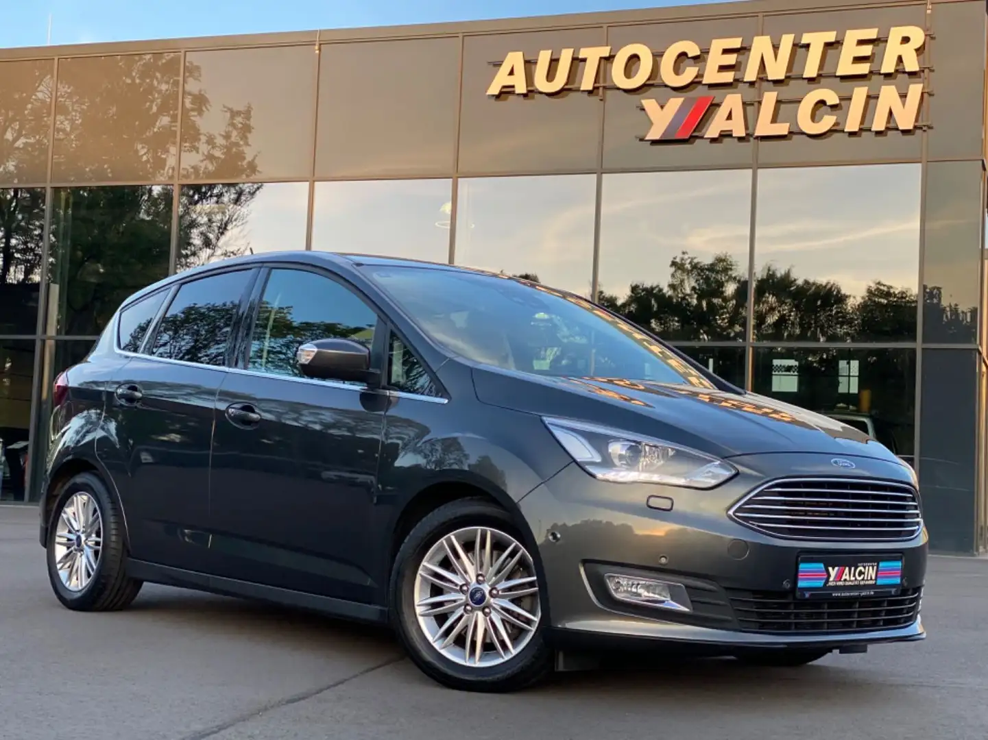 Ford C-Max 1,5 EcoBoost Titanium Aut S-H/NAVI/SHZ/XEN Grau - 1