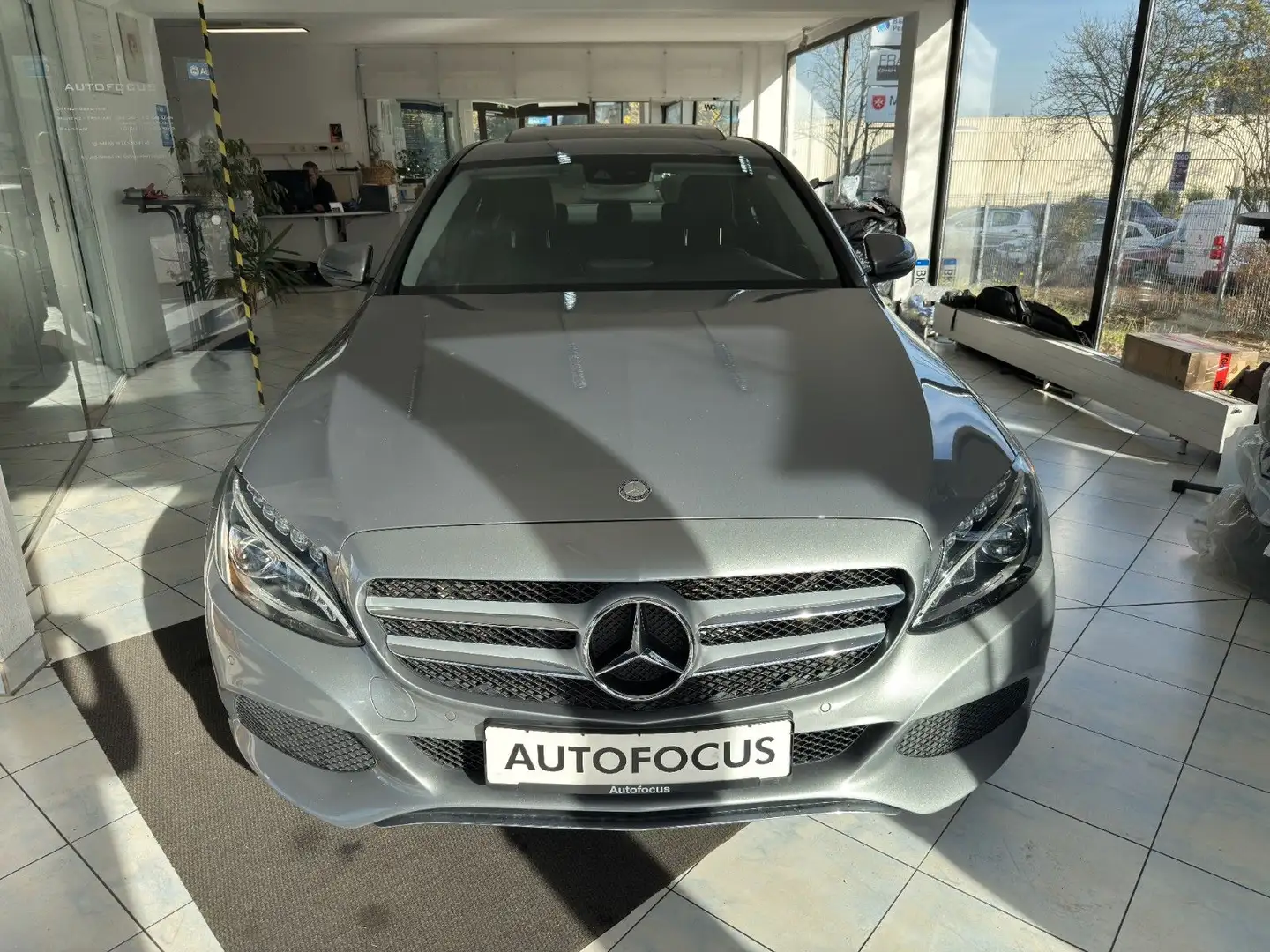 Mercedes-Benz C 200 d G-Tronic Plus*Navi*LED*Kam.*AHK*Schiebed Silber - 2