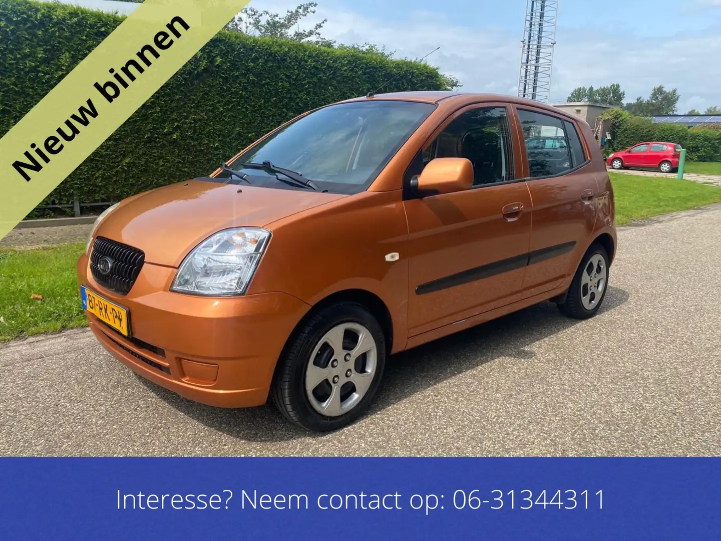 Kia Picanto 1.0 LXE Nieuwe Apk Airco Orange - 1