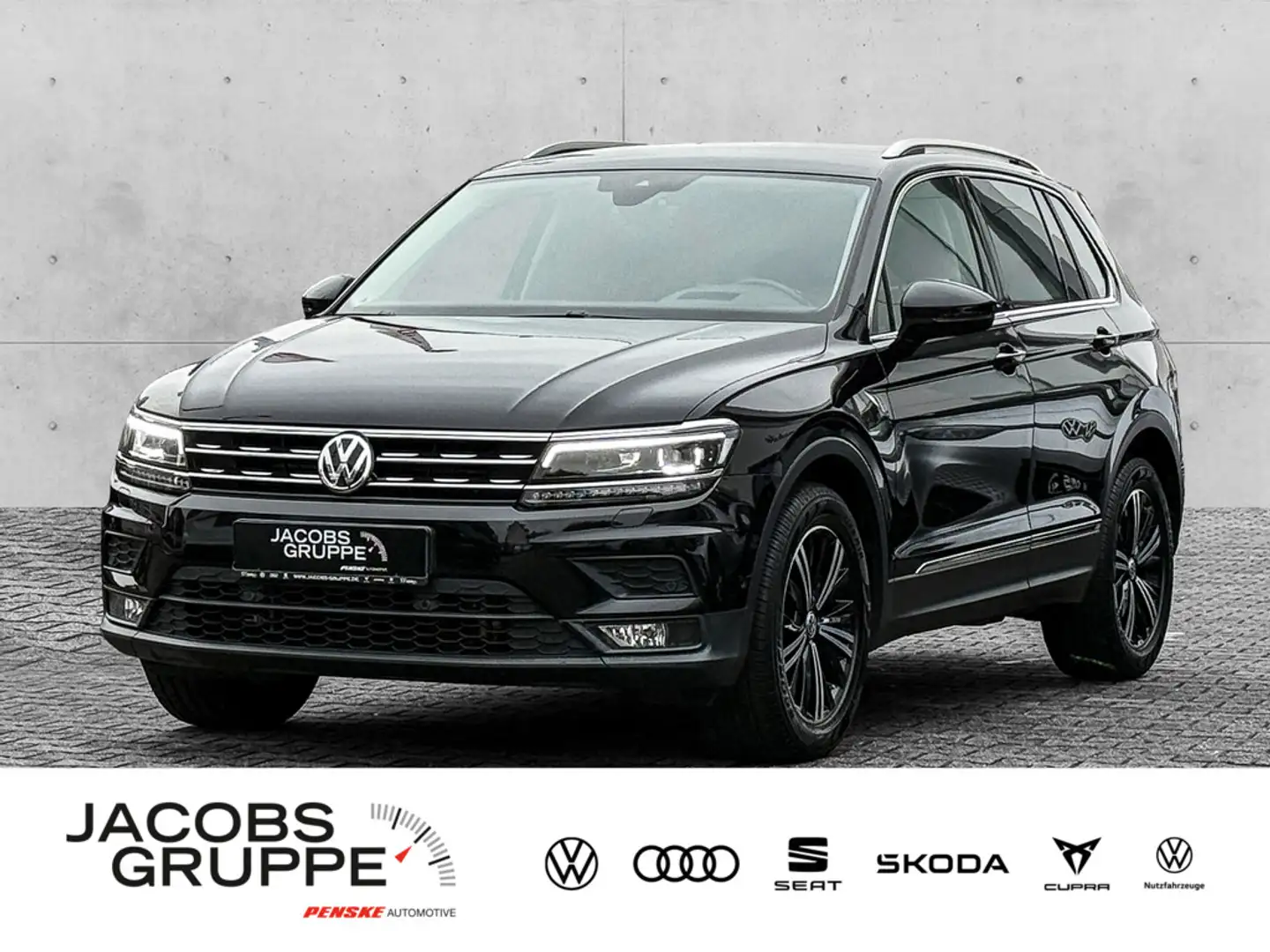 Volkswagen Tiguan 1.5 TSI AHK/ACC/LED/HuD/IQ-Drive/NAVI Schwarz - 1
