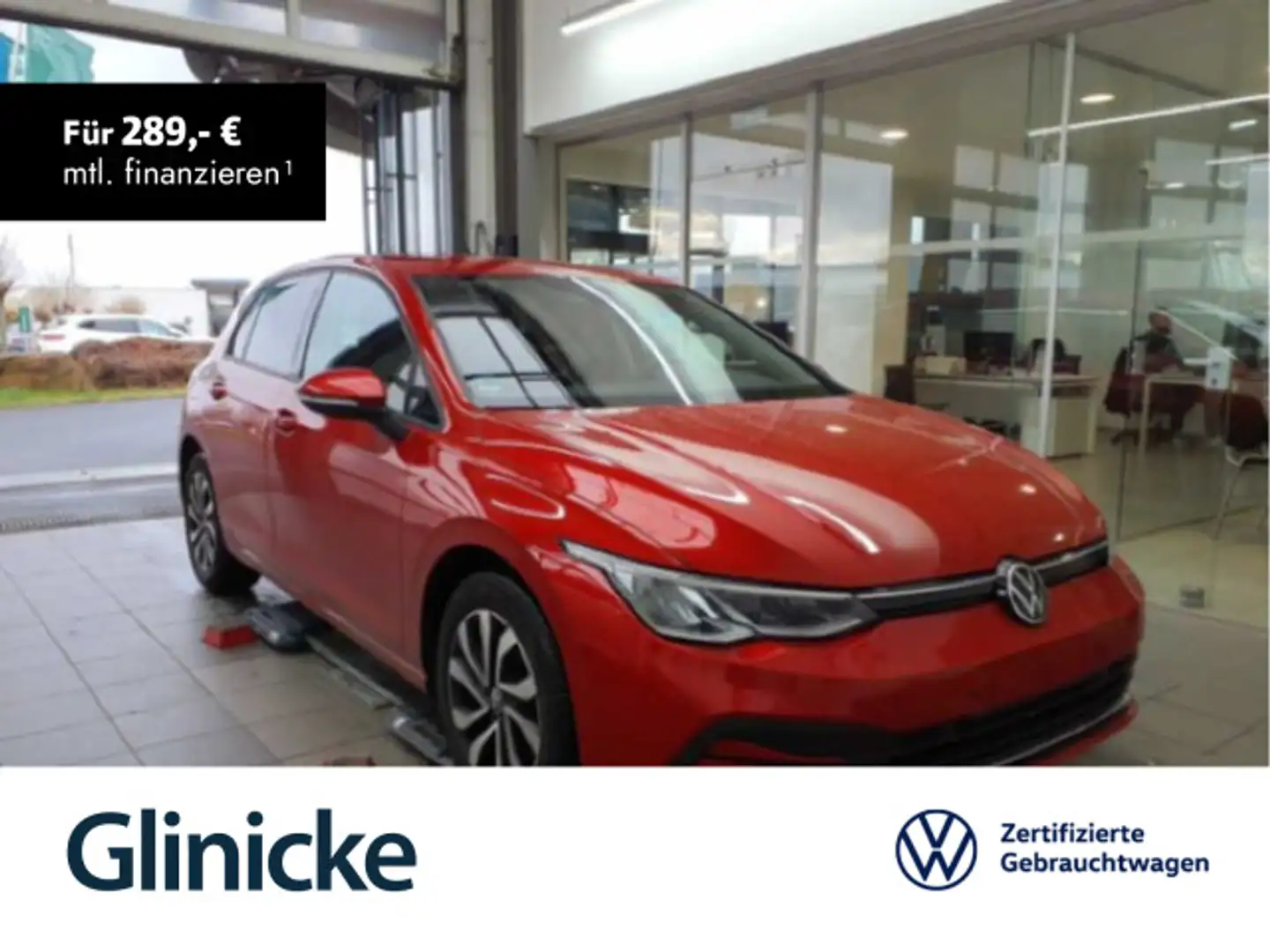 Volkswagen Golf VIII 1.5TSI Active Klima Navi LED AHK Sitzh Rot - 1