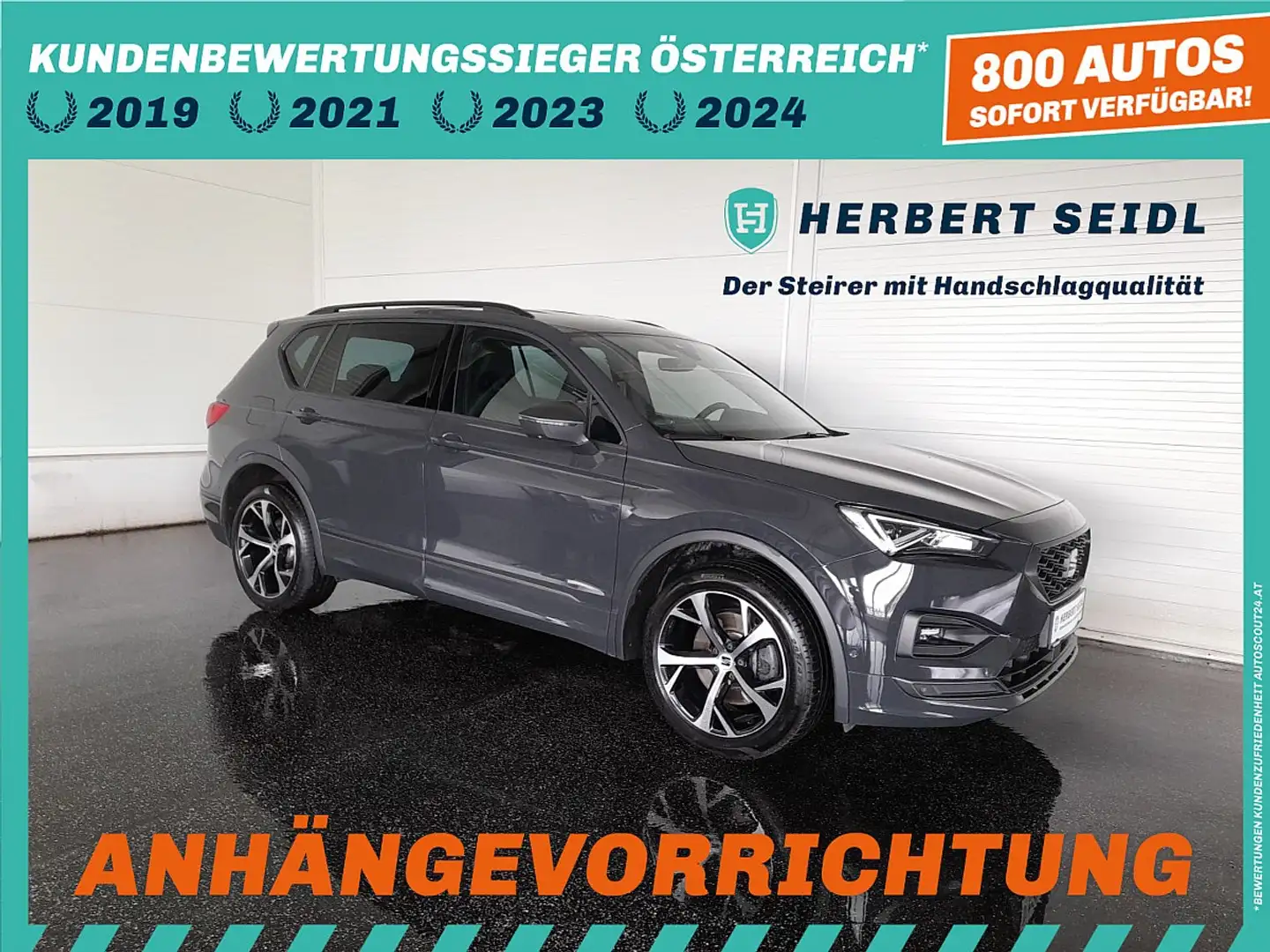 SEAT Tarraco FR-LINE 4x4 2,0 TDI DSG *VOLL-LED / VIRTUELL / ... Grau - 1