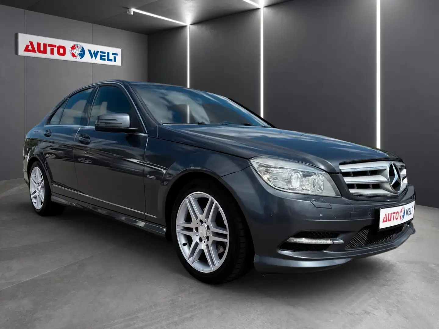Mercedes-Benz C 180 CGI Auto.  AMG-Style Klima T-Leder Xenon Gris - 2