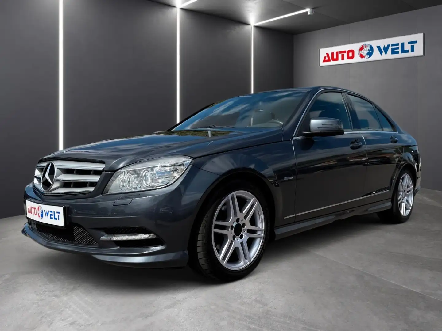 Mercedes-Benz C 180 CGI Auto.  AMG-Style Klima T-Leder Xenon Gris - 1