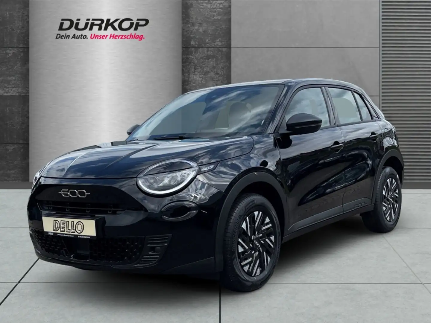 Fiat 600 Sonderaktion Klimaanlage Tempomat Einparkhilfe Mil Noir - 1