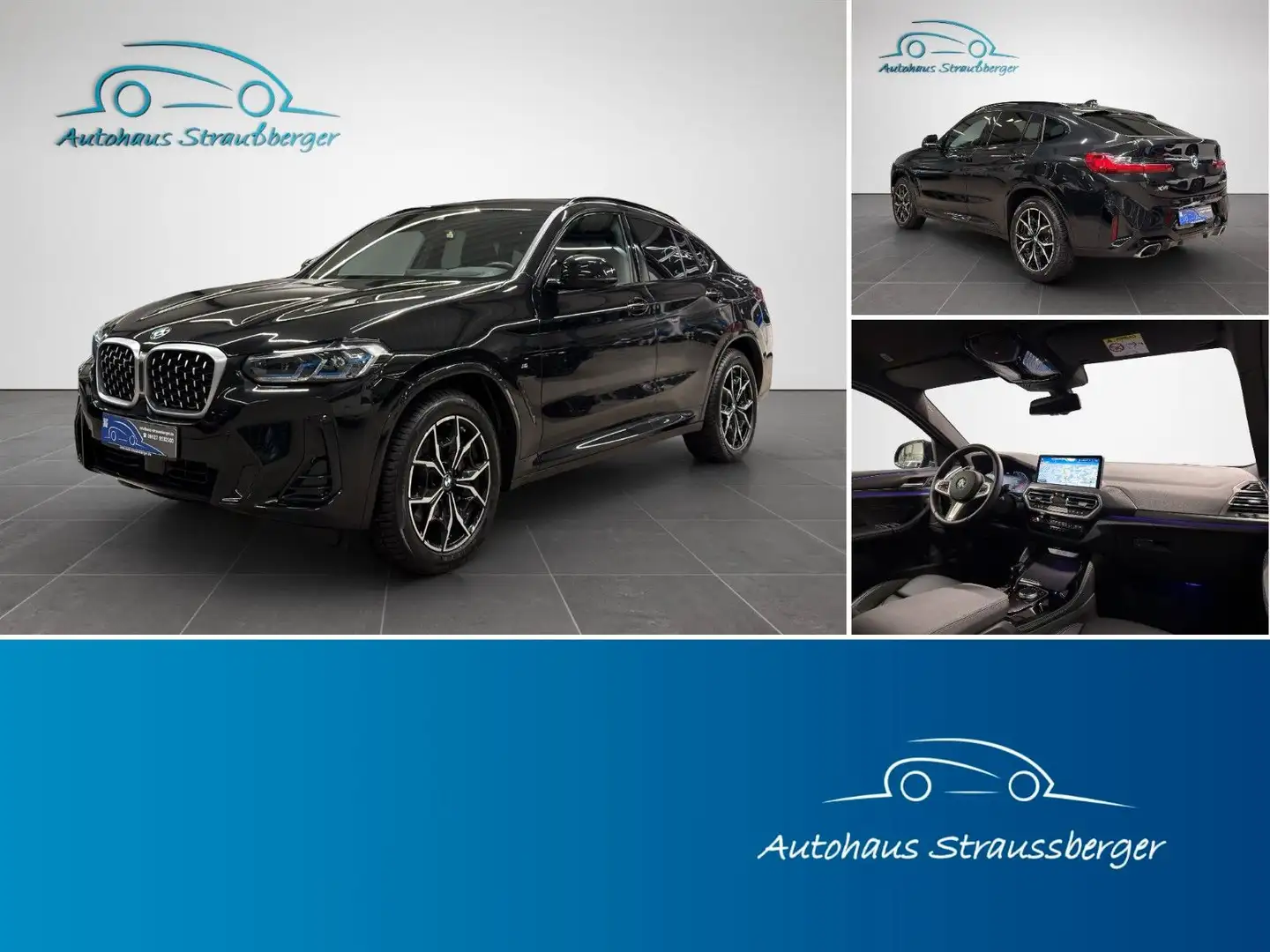 BMW X4 xDrive 30d M Sport ACC HiFi HuD AHK 3ZK KZU Schwarz - 1