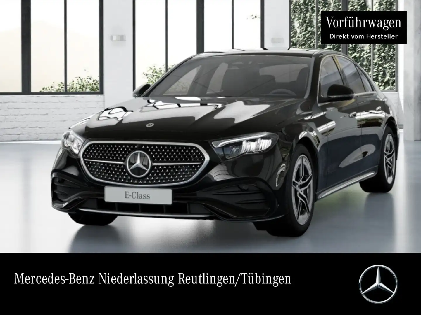 Mercedes-Benz E 200 AMG Distr. LED Kamera Spurhalt-Ass Totwinkel Negro - 1