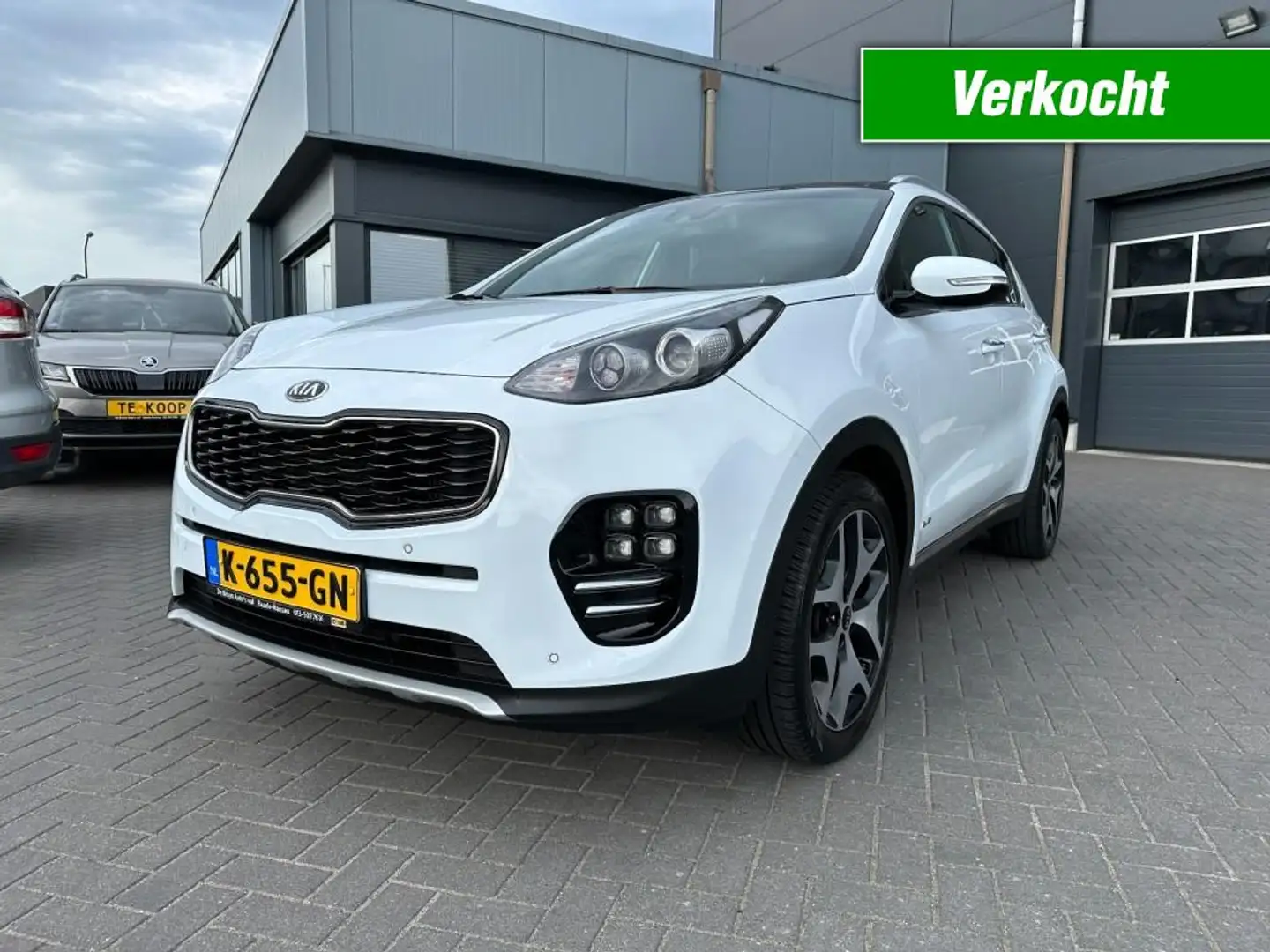 Kia Sportage 1.6T-GDi 4WD Dynamicline Camera Leder Schuifdak Tr Wit - 1