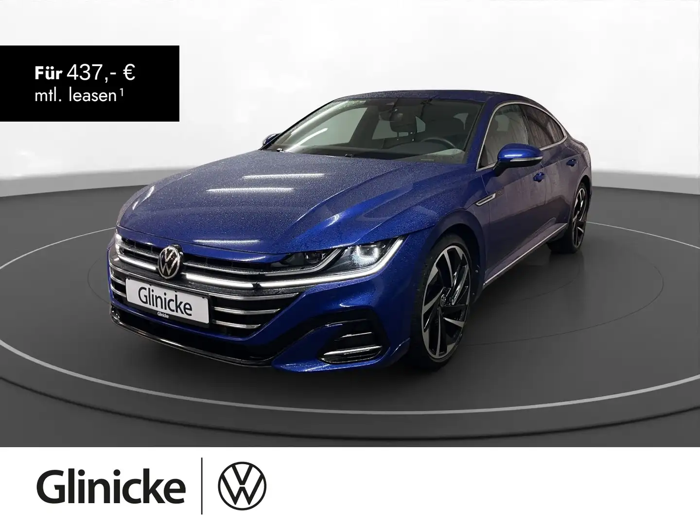 Volkswagen Arteon 2.0 TDI 4M R-Line AHK Matrix LM 20" Navi Bleu - 1