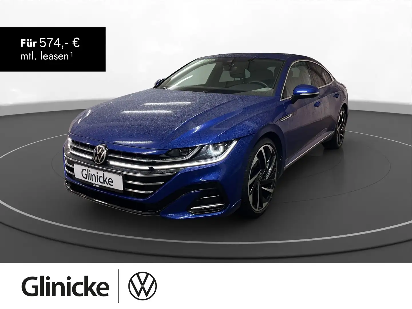 Volkswagen Arteon 2.0 TDI 4M R-Line AHK Matrix LM 20" Navi Blau - 1