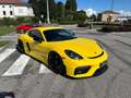 Porsche Cayman 718 Cayman 4.0 GT4 MANUALE CLUB SPORT Giallo - thumbnail 2