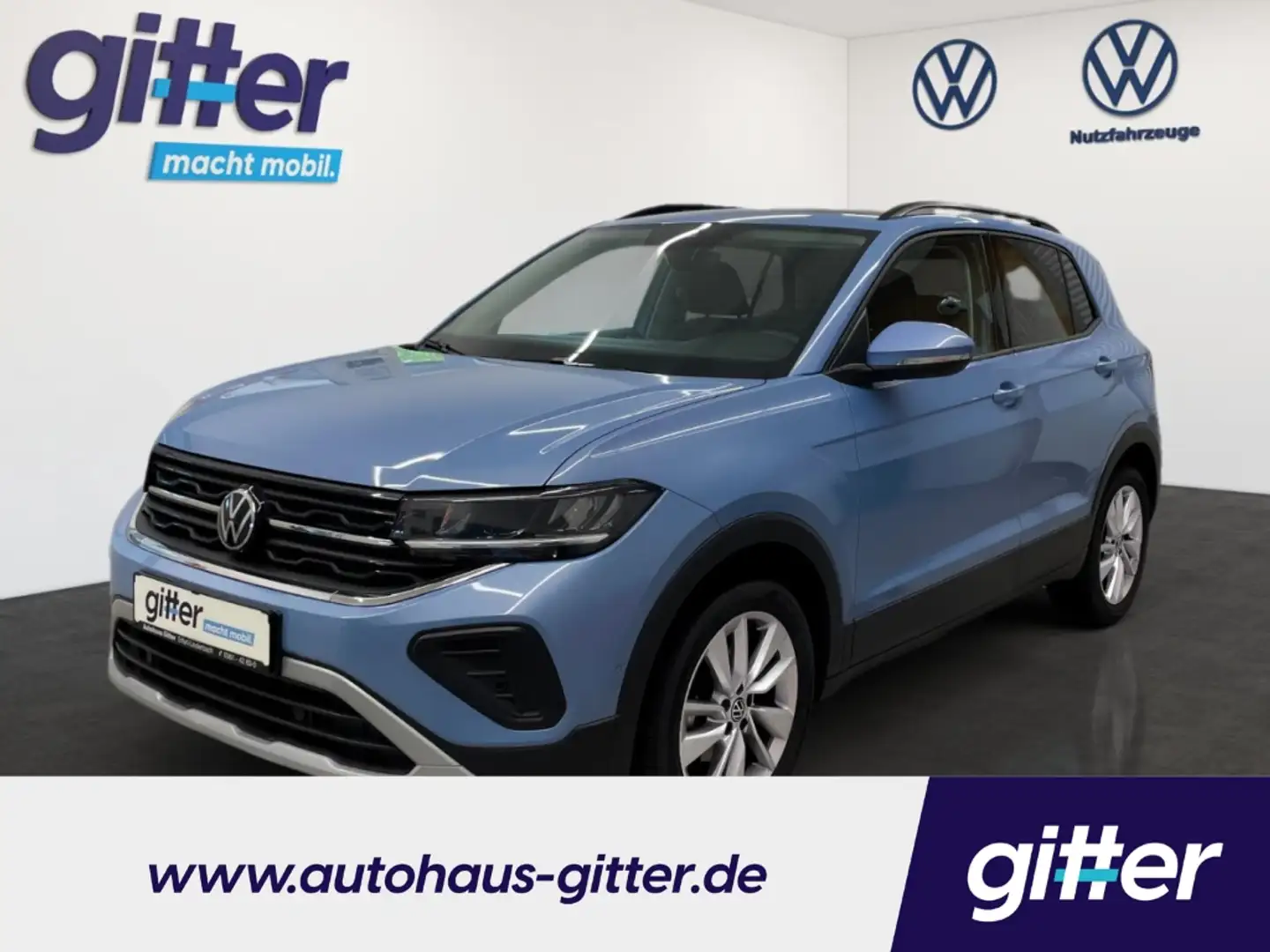 Volkswagen T-Cross LIFE IQ.DRIVE DIGICOCK SHZ KAMERA ASSITENZ LENDEWI Blau - 1