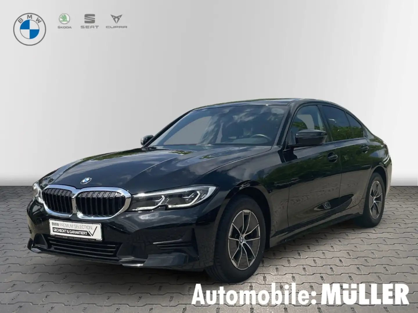 BMW 318 d Limousine*HiFi*Laserlicht*HeadUpDisplay*Komfortz Noir - 1