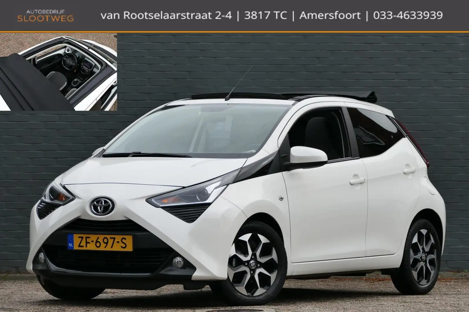 Toyota Aygo 1.0 VVT-i X-Joy Cabrio | Carplay | Climaat Control Wit - 1