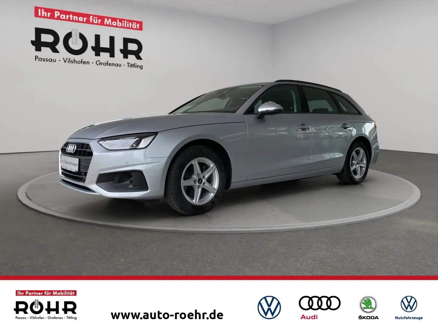Audi A4 Avant (NAVI.SHZ.PDC.DAB) 35 TFSI S tronic Argent - 1