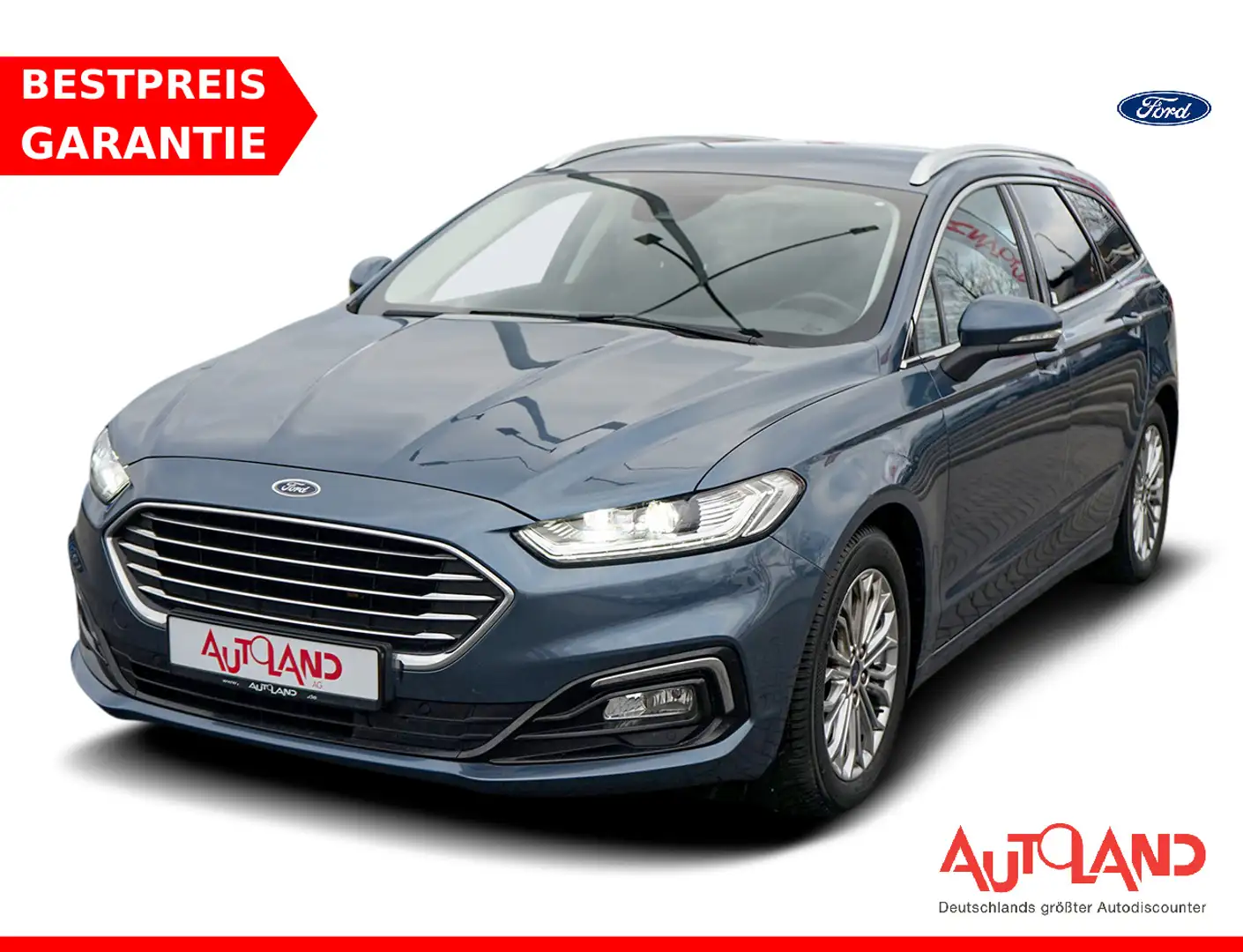 Ford Mondeo 2.0 EcoBlue Titanium LED Tempomat Kamera Blau - 1