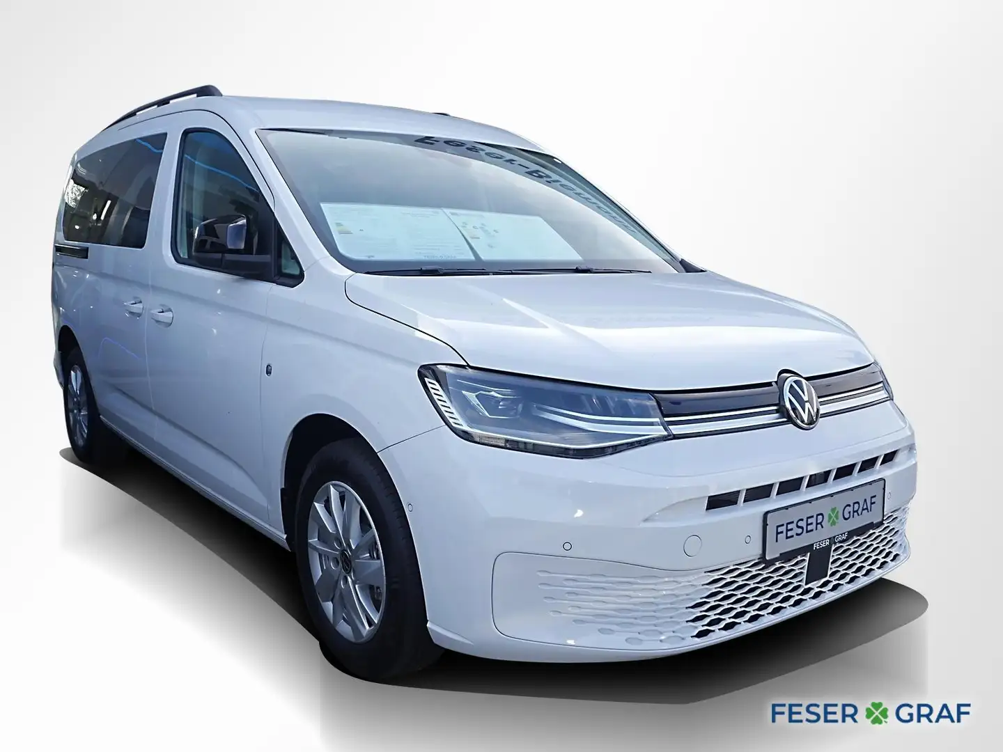 Volkswagen Caddy 2.0 TDI Life DSG 7Si. AHK RüKa Sitzh. Weiß - 2