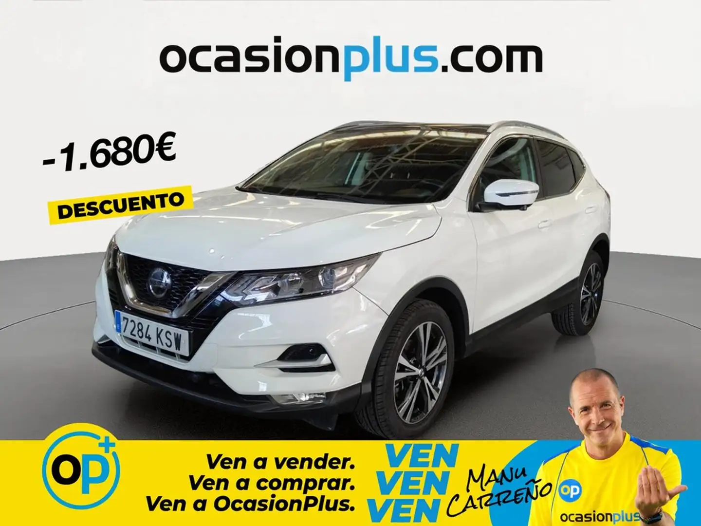 Nissan Qashqai 1.3 DIG-T Tekna 4x2 103kW Blanco - 1