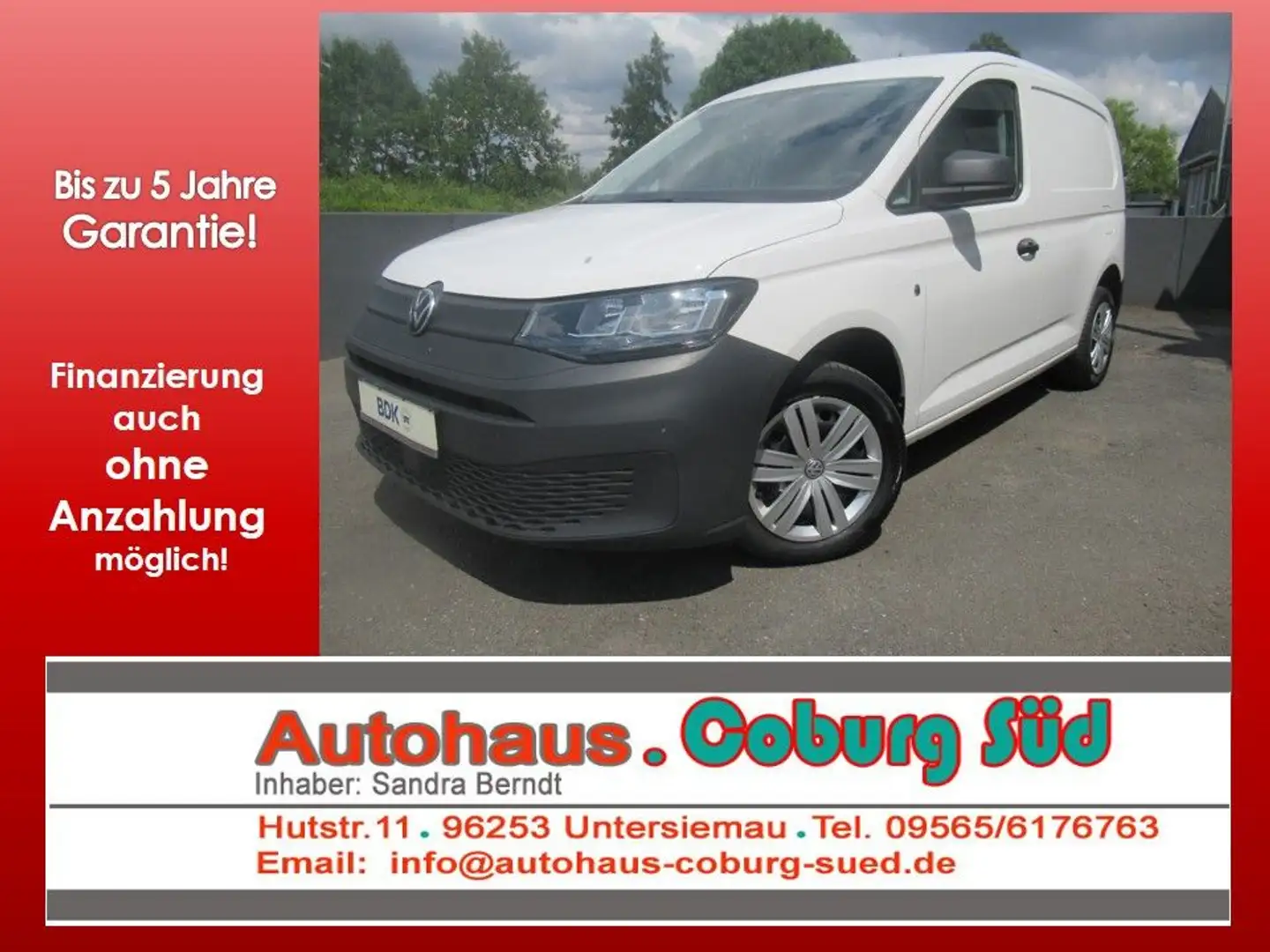 Volkswagen Caddy Cargo KLIMA AHK PDC RADIO SHZG Weiß - 1