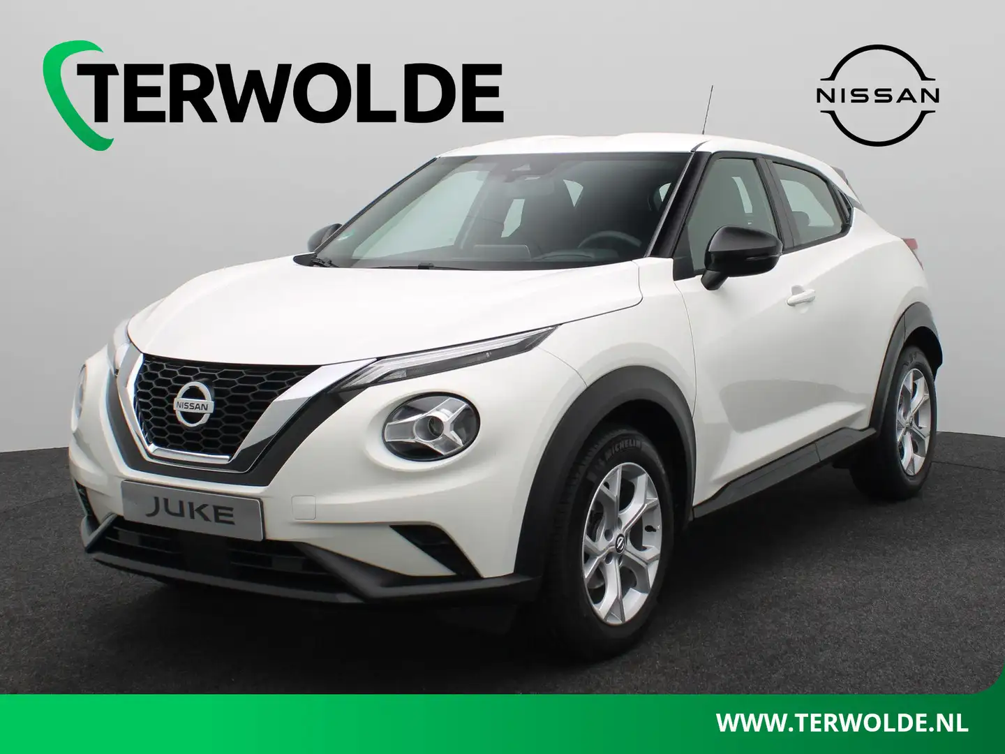 Nissan Juke 1.0 DIG-T Acenta | Parkeercamera | Apple Carplay/A Blanc - 1