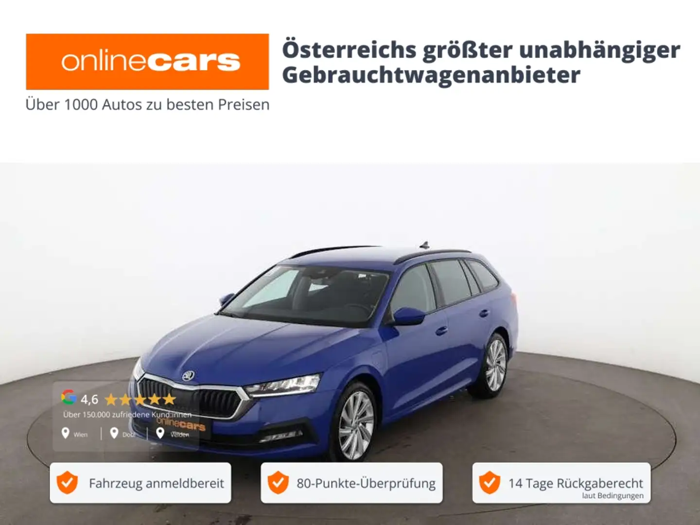 Skoda Octavia Combi 1.4 TSI Style iV Aut LED RADAR NAVI Blau - 1