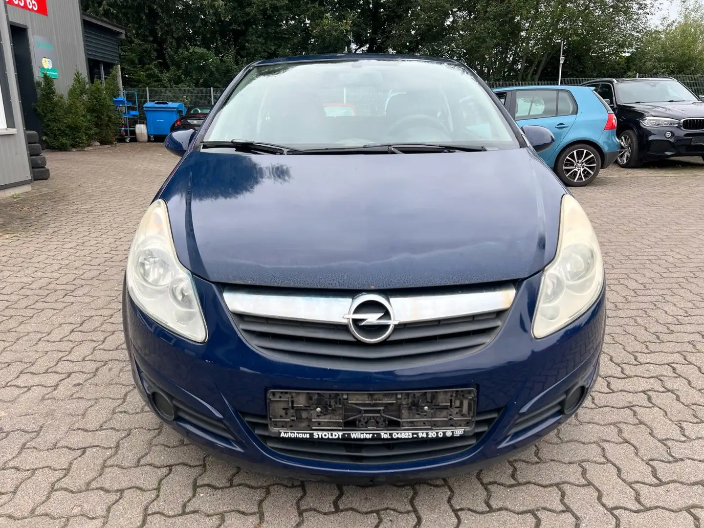 Opel Corsa D Edition KLIMA°MFLR°R-CD Azul - 2