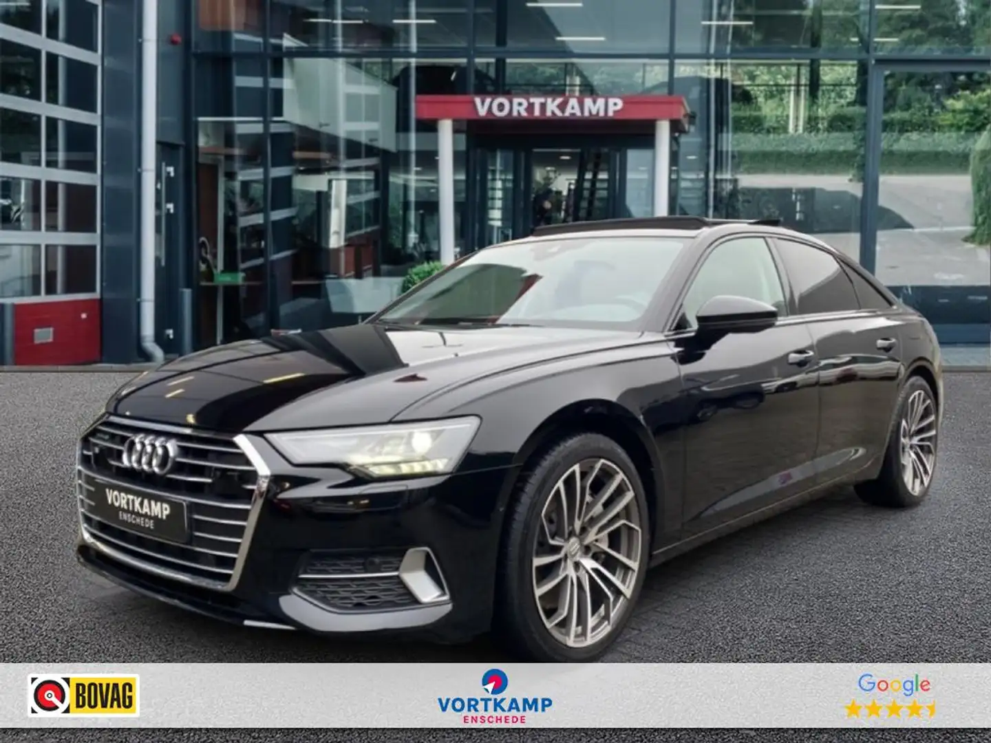 Audi A6 50 TFSIe QUATTRO SPORT PANO-DAK/NAVI/ACC/PDC/STOEL Schwarz - 1
