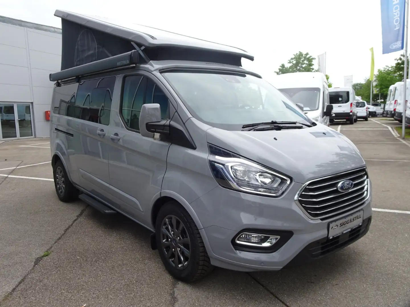 Ford Nugget Titanium 320 L1 Aufstelldach KLIMAAUT*SHZ Grau - 2