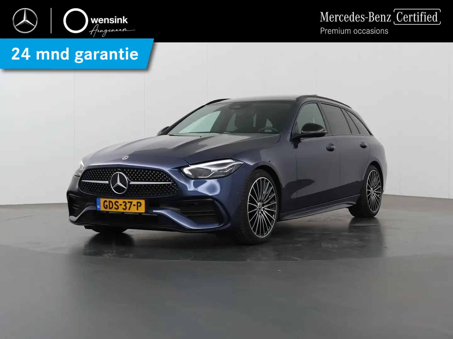 Mercedes-Benz C 180 Estate AMG Line | Nightpakket | 19-Inch | Panorama Blauw - 1