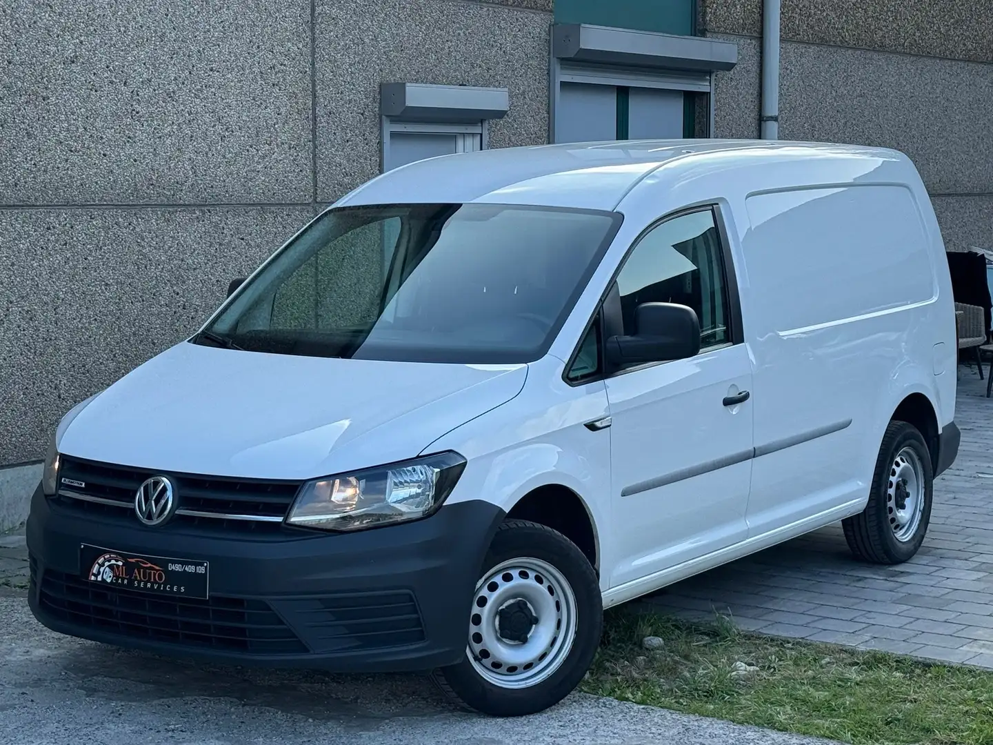 Volkswagen Caddy Maxi 1.4 TGI CNG Faible Km Airco Tvac Euro 6 Blanc - 1