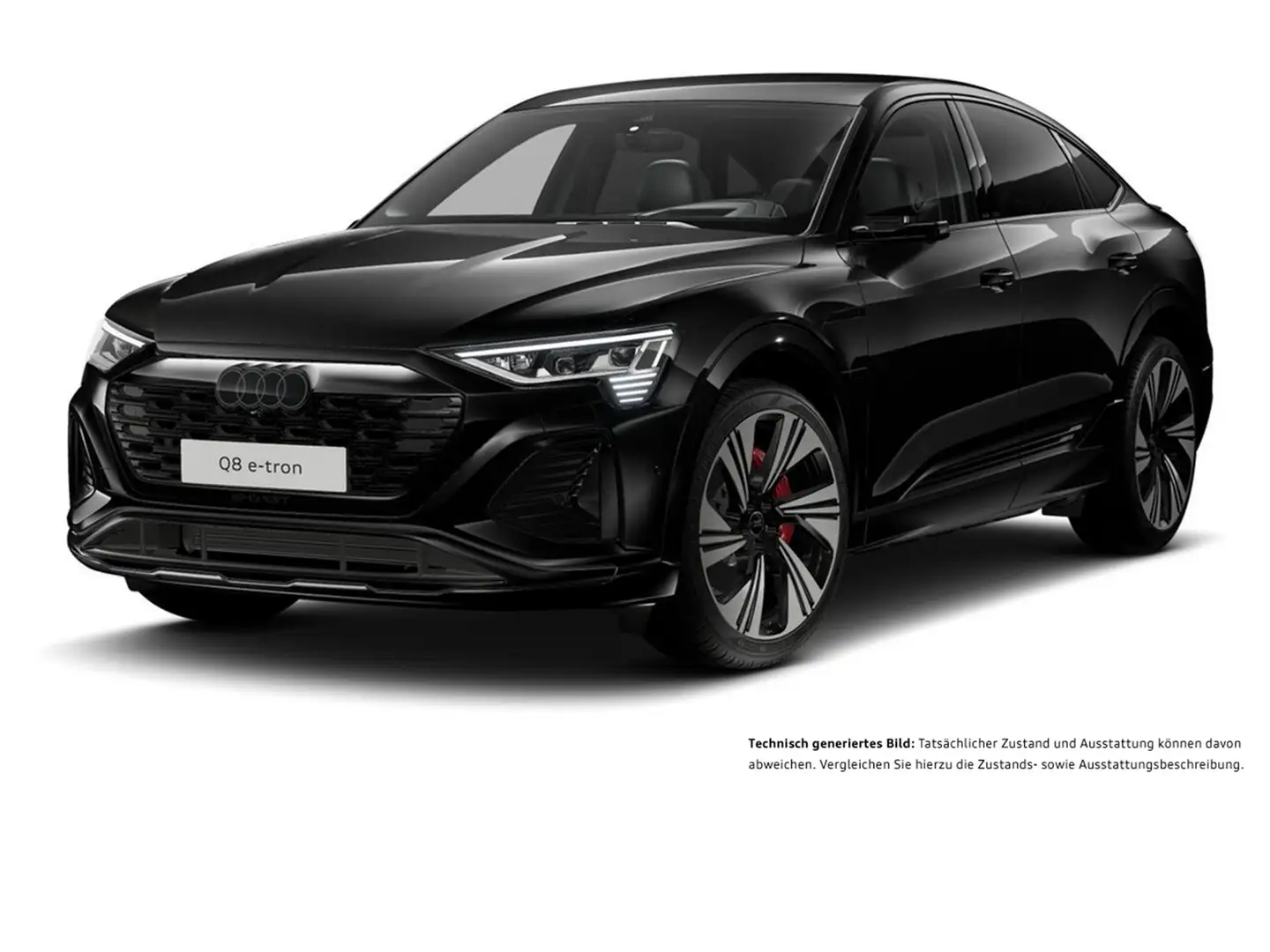 Audi Q8 e-tron Sportback 55 quattro S LINE AHK B&O 22Z Schwarz - 2