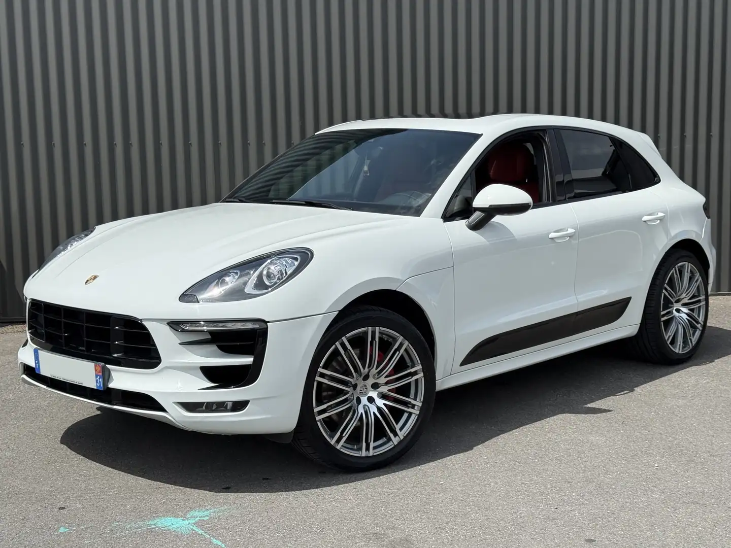 Porsche Macan Macan Turbo 3.6 V6 400 ch PDK Blanc - 1