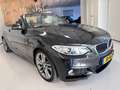 BMW 220 2-serie Cabrio 220i High Executive M, M-PAKKET, au Zwart - thumbnail 3