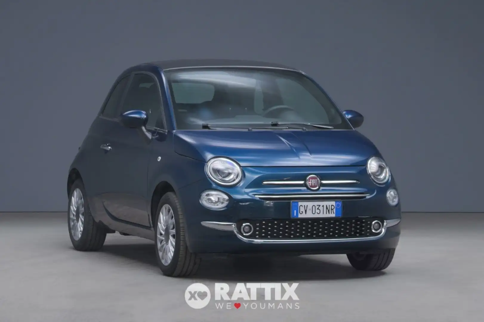 Fiat 500C 1.0 Hybrid 70CV Blu/Azzurro - 1