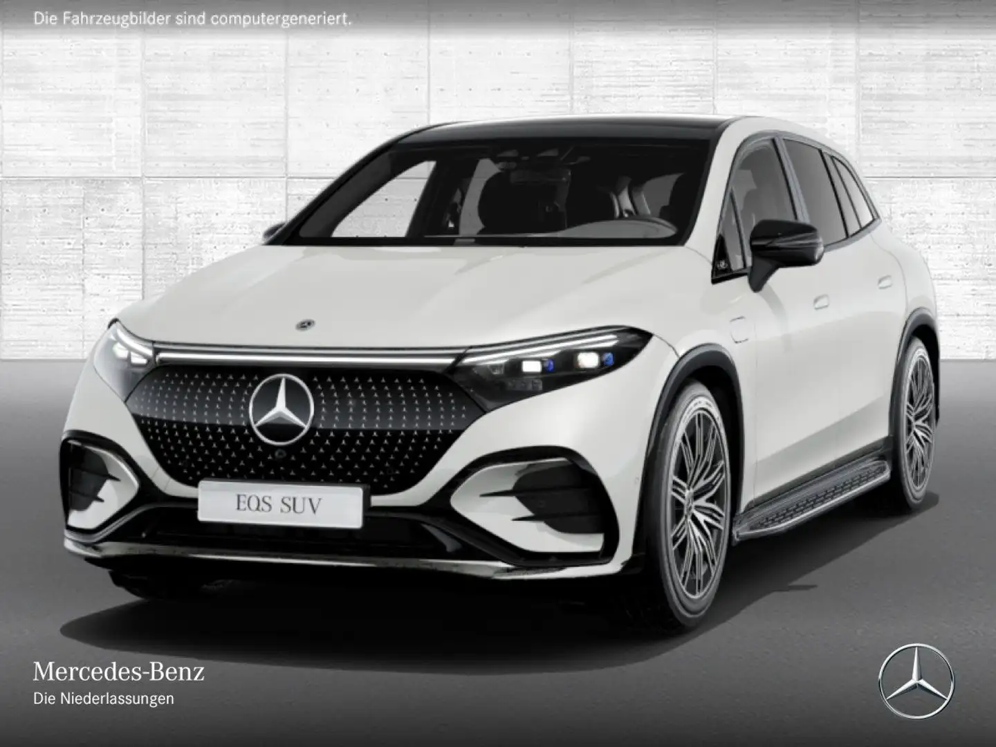 Mercedes-Benz EQS SUV EQS 580 4Matic Burmester 3D AMG Fahrass Fondent TV Alb - 2