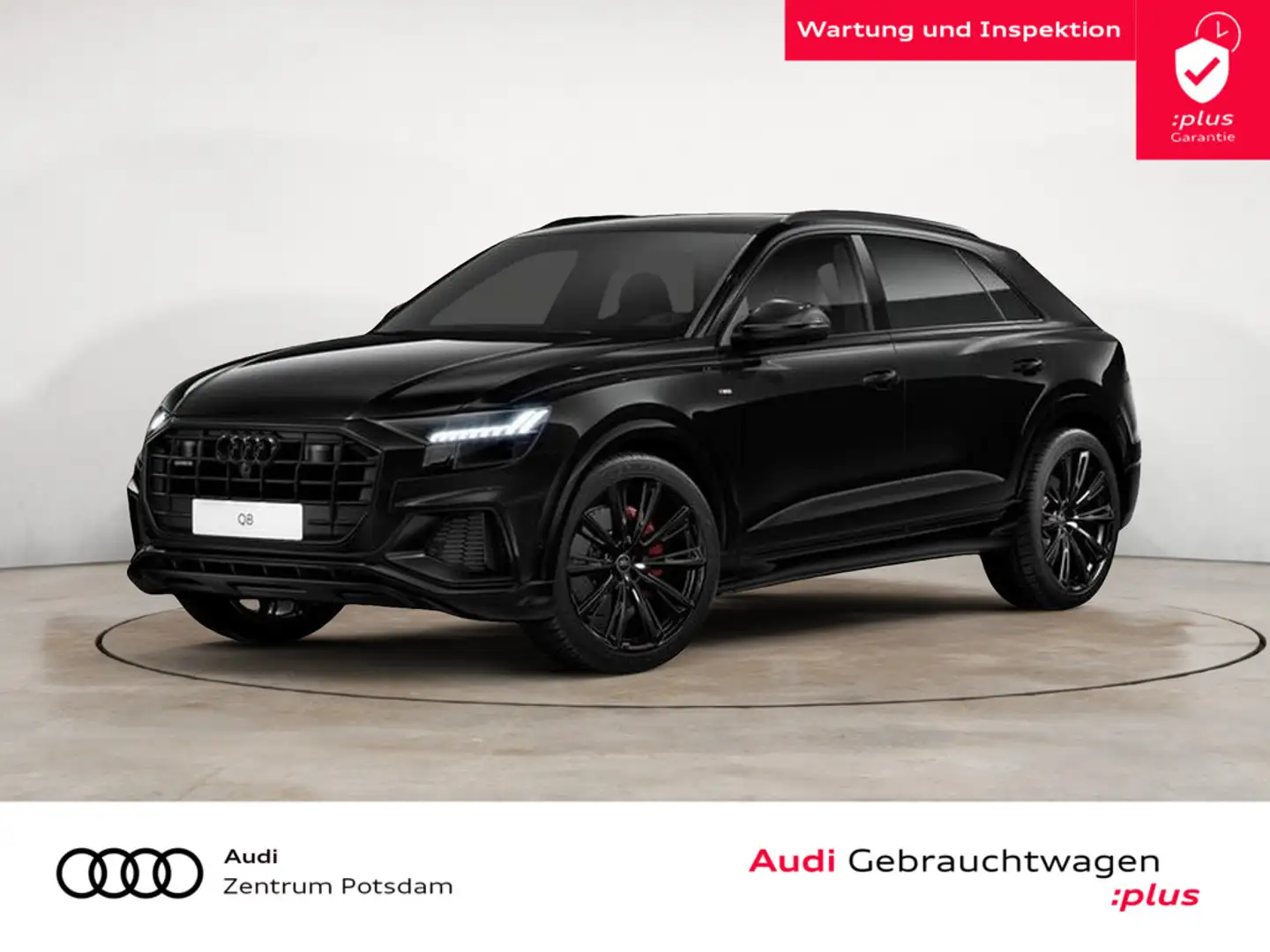 Audi Q8 50 TDI quattro S line MATRIX NAVI AHK PANO STANDHZ Schwarz - 1