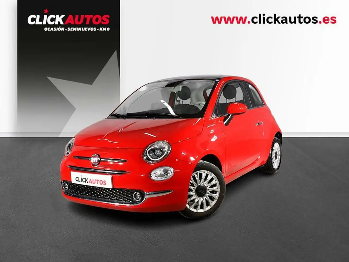 Fiat 500 1.0 Hybrid 70CV Dolcevita Rojo - 1