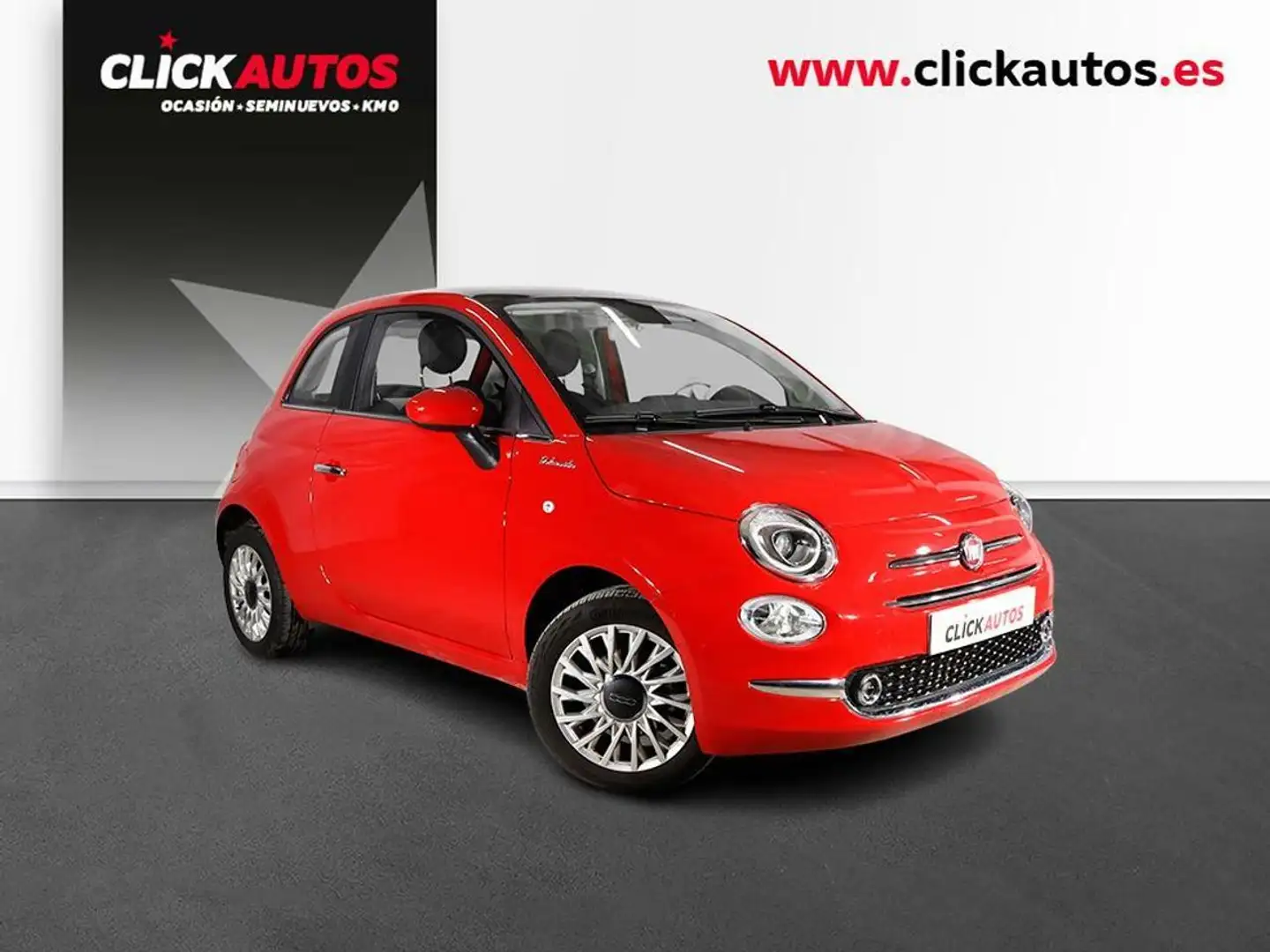 Fiat 500 1.0 Hybrid 70CV Dolcevita Rojo - 2