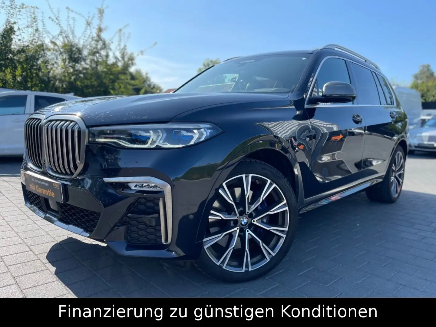 BMW X7 M50 d *DIAMOND*PANO*GESTIK*7-SITZER* Schwarz - 1