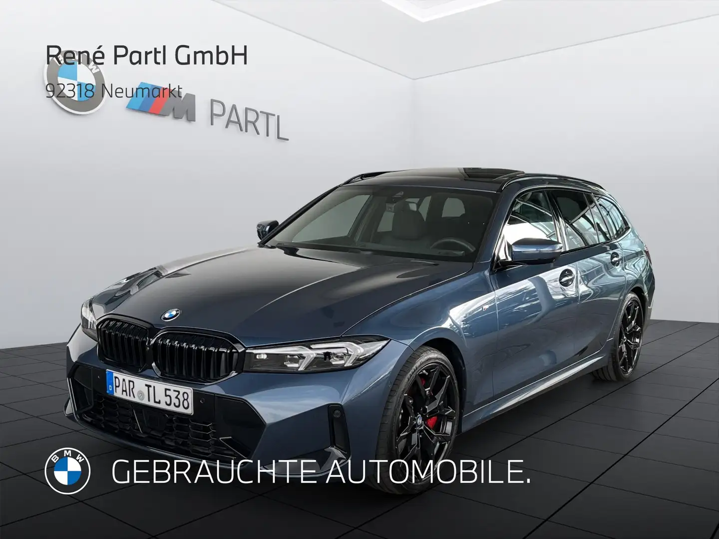 BMW 320 d xDrive Touring M-Sport-Pro PANO AHK ACC 360° Blau - 1