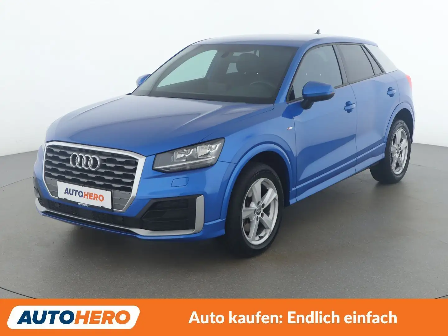 Audi Q2 1.6 TDI Sport S line Blau - 1