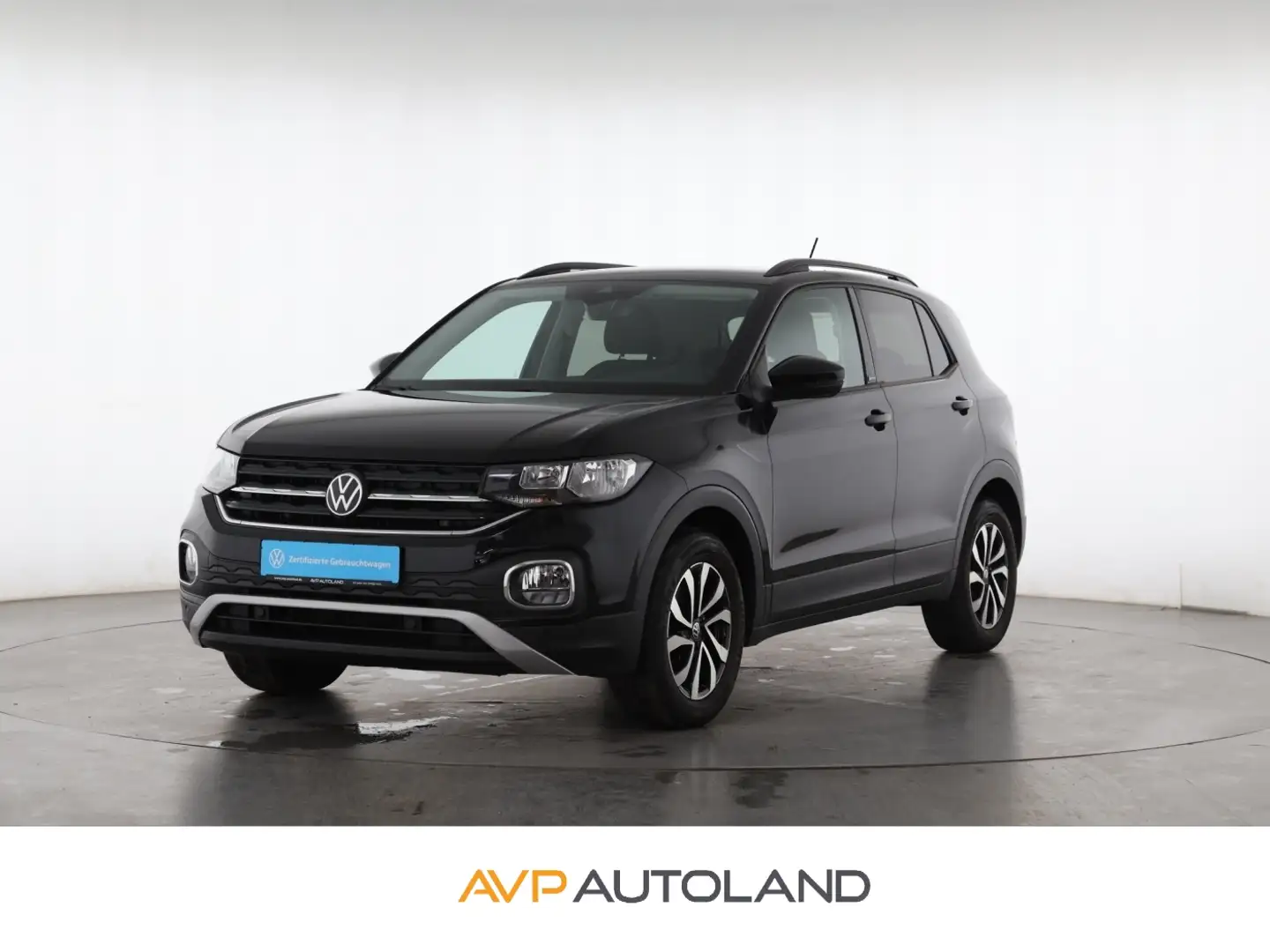 Volkswagen T-Cross 1.0 TSI ACTIVE | ACC | NAVI | SITZH. | Schwarz - 1