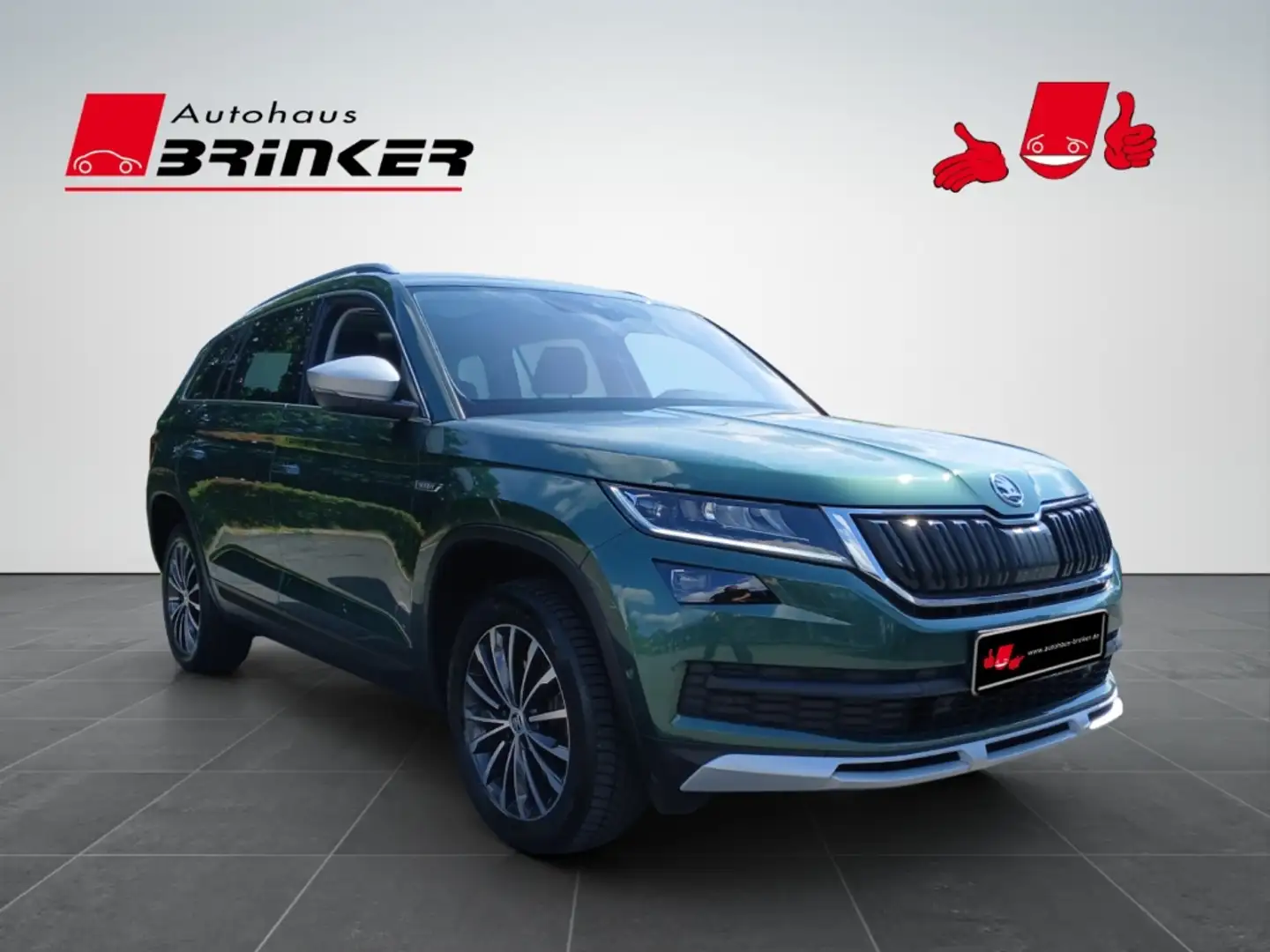 Skoda Kodiaq Scout 4x4 2.0 TDI DSG EU6d-T Grün - 1